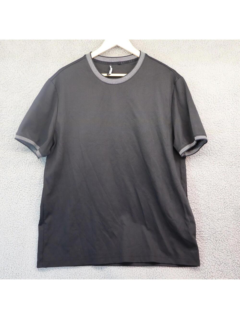 DKNY Shirt men XL Black XL Dress Casual Minimalist
